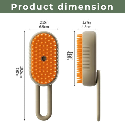 Steam Brush for Dogs & Cats