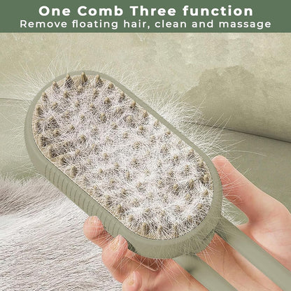 Steam Brush for Dogs & Cats