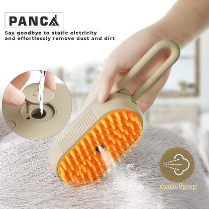 Steam Brush for Dogs & Cats