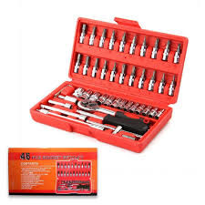 40-Piece Professional Socket Wrench Tool Kit – Auto Repair & Home Maintenance Set